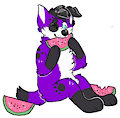 Eating melon