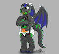 Lepton the dragon by LaptopGun