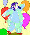 Bouncey Clown Girl by Maxicoon