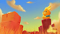 = FanArt= Pokemon Mystery Dungeon - Scorched Plains by Nekori