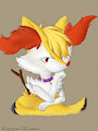 Braixen Pinup by k9player