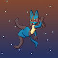 Lucario says hi!