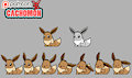 Eevee - Free Action [WIP shimeji]