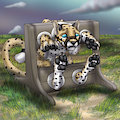 Commission: Cheetah Locked Up