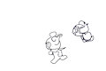 Marshadow and Hoopa running by 00freeze00