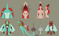 DruScylla Reference Sheet Commission by Ahkasia