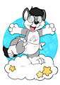 Wild heart wolf, care bear cousin