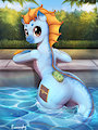Pool time! by Evomanaphy