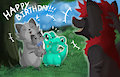 happy birthday flugy!!! by Resachii