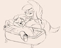 pampered bathing by KitsuneLoverForever