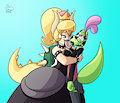 Bowsette and Jimmy by JAMEArts