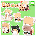 Biscuits Line Stickers