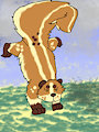 Skunk handstand by Lafayette