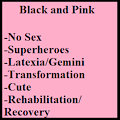 Black and Pink