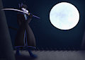 Facing the Moon by gangstaguru