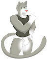 Flexing Feline (Briefs Version)