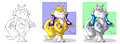 Renamon's winter coat by TheBrave