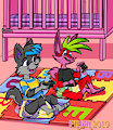 Dee and Berry's Sleepover [commission]