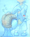 Lucario ButtSqueeze (Messy) by OverFlo207