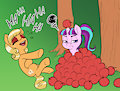 Twin Fates - Helping out by VioletEchoes