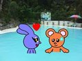 Summer at the pool 
