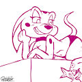 CADPIG AND HER LITTLE FRIEND - RS