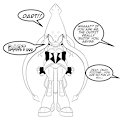 Abyss Tries on Dart's Suit