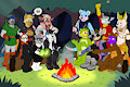 Halloween Gathering (by Dogget McDog)