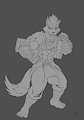 Wolf O'Donnell of The Great Warrior Wall (ILA) by Duphasdan