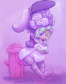 Lilac - Puppy Hoodie by OverFlo207