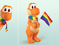Pride Yosh by cinnamoncookies