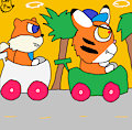 Conker and Timber - Diddy Kong Racing