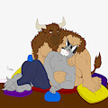 Cuddling Lovers
