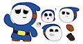 blue shy guy by MotorbikeMotors