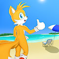 Miles on the beach by smoked