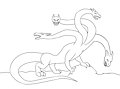 D&Dtober Day 3 - Hydra by LoneWolf23k