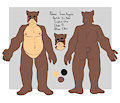 My fursona reference by SirBear