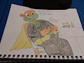 Turtle Titan's full tummy by BriMG29