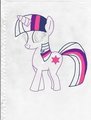 Twilight Sparkle.  Half Finished. by WingedKitsune