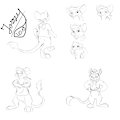 Random Sketches by DesertMouse