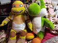 Baby Mikey and Baby Yoshi by BriMG29