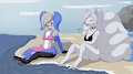 Beach Time [Commission]