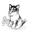 Inktober Day 6: Husky