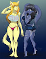 Commission: Team Boobs vs Team Butts