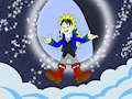 Singing in front of the moon by GarPhaN