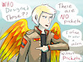 X complaining about his jacket by Zrcalo