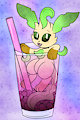 KO-FI Thanks! Leafeon Bubble Tea