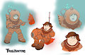 Toby Dive Suit Concept Sheet by darkbunny666