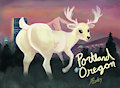 White Stag Sign by aponty