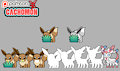Eevee - Eevee evolves into Sylveon Action [WIP shimeji]